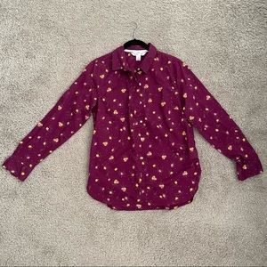 Old Navy Floral “The Classic Shirt”